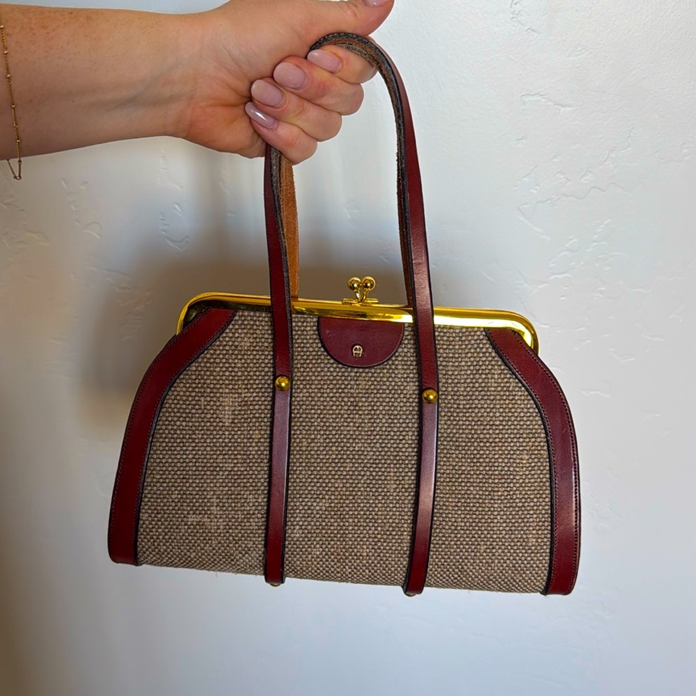 Rare Small Etienne Aigner vintage clutch